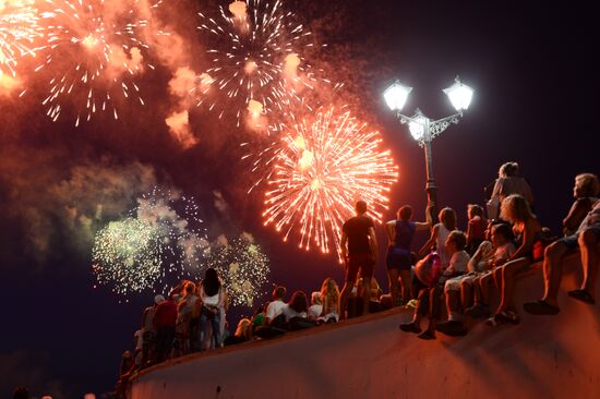 Празднование Дня ВМФ России в Севастополе