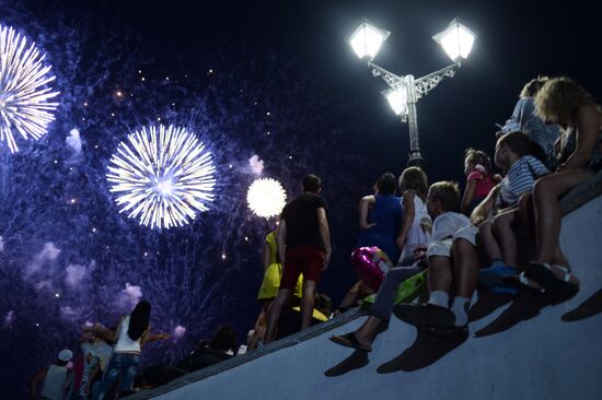 Празднование Дня ВМФ России в Севастополе