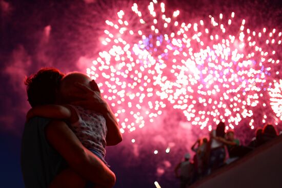 Празднование Дня ВМФ России в Севастополе