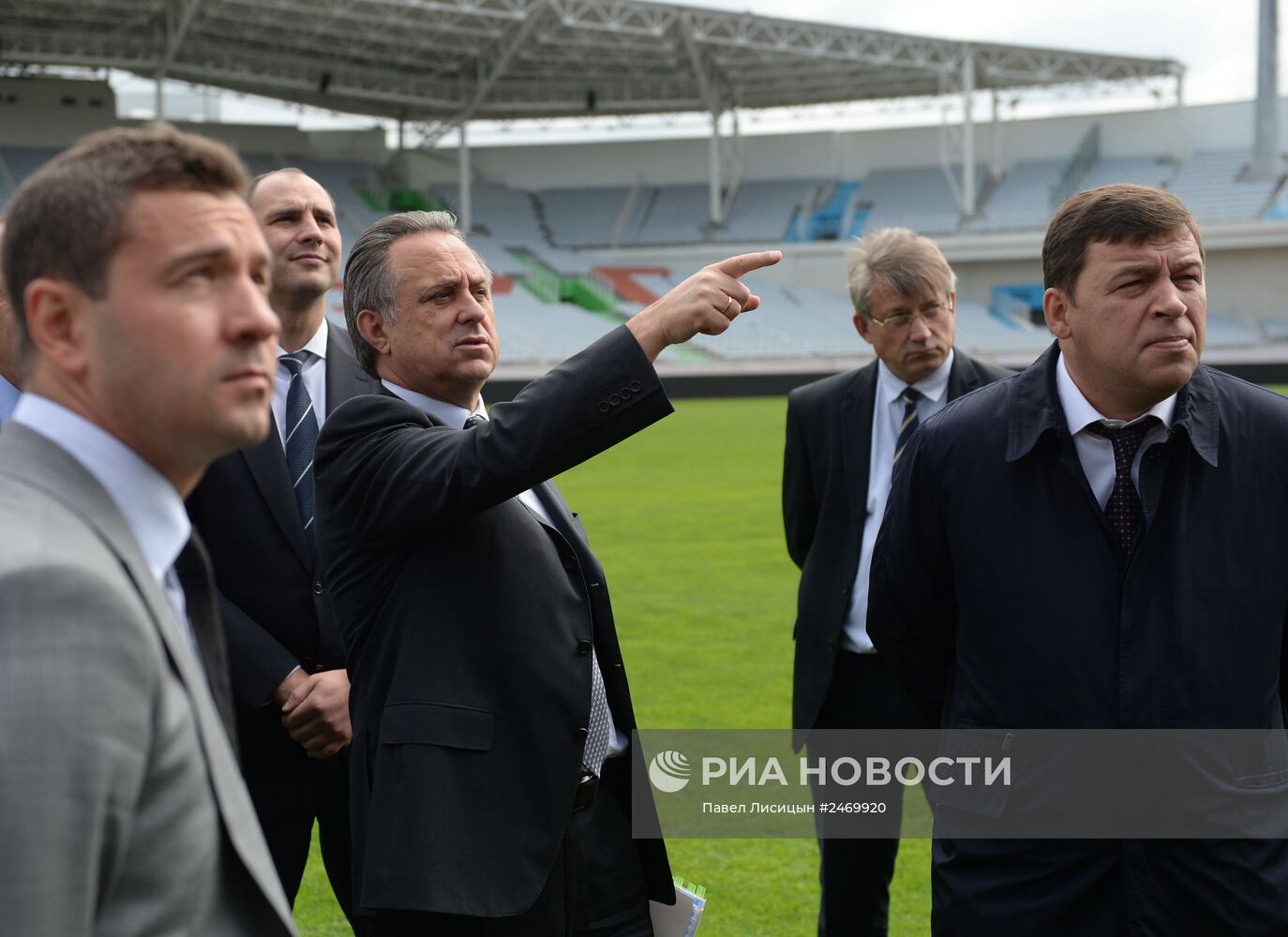 Министр спорта РФ В. Мутко посетил Екатеринбург