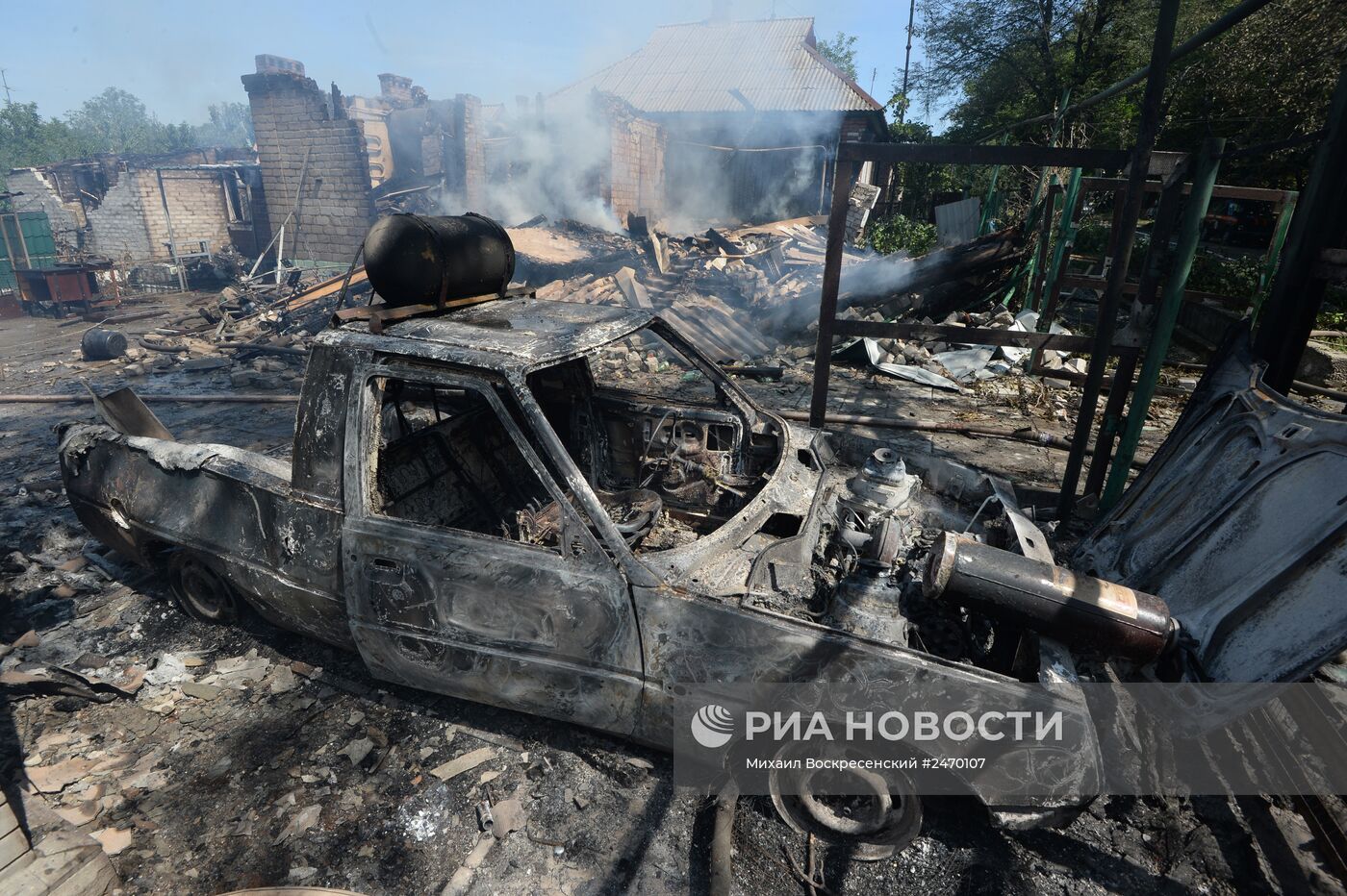 Ситуация в Горловке Донецкой области