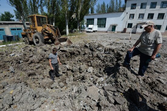 Ситуация в Горловке Донецкой области