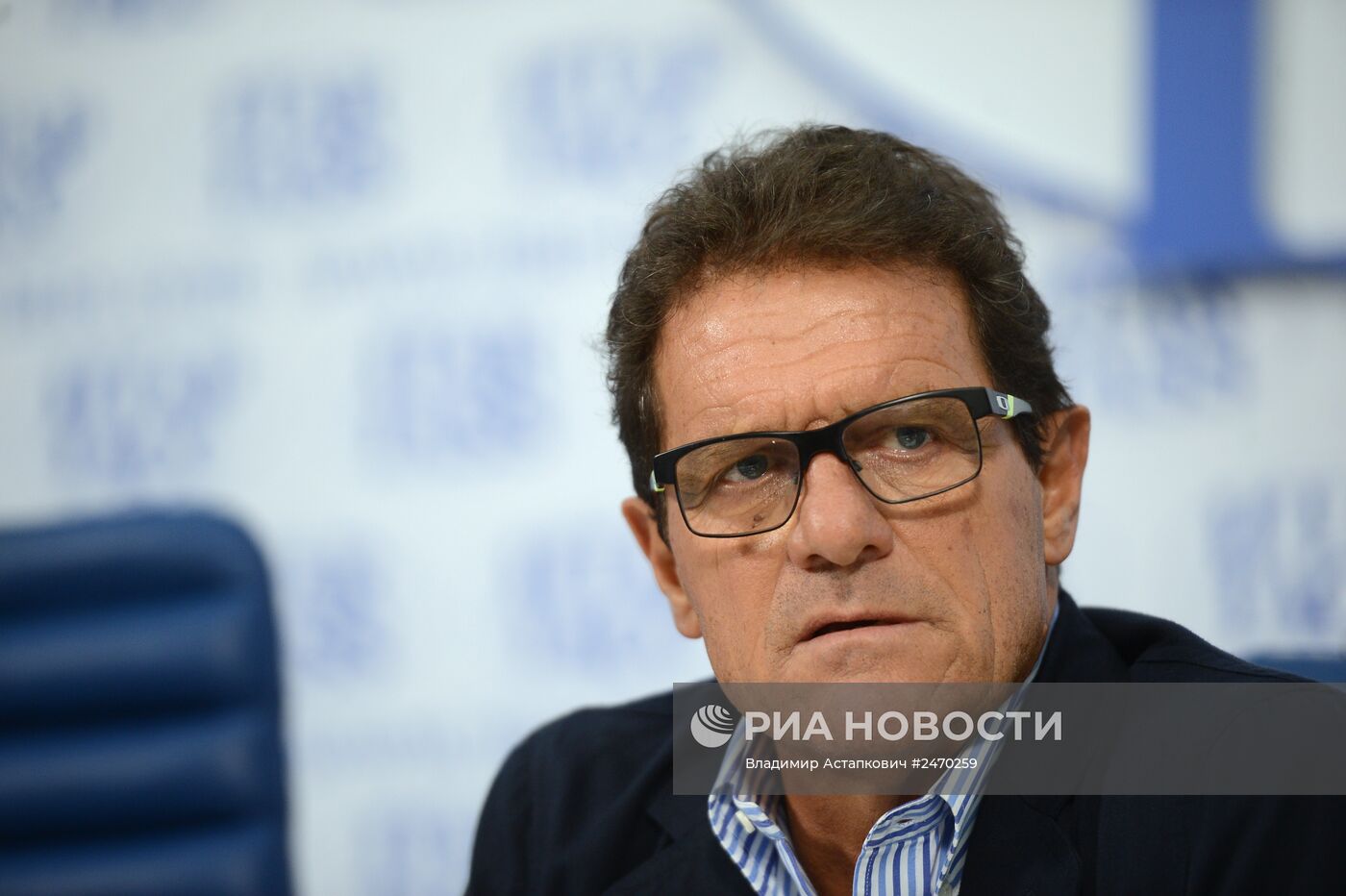 Пресс-конференция главного тренера cборной России по футболу Фабио Капелло