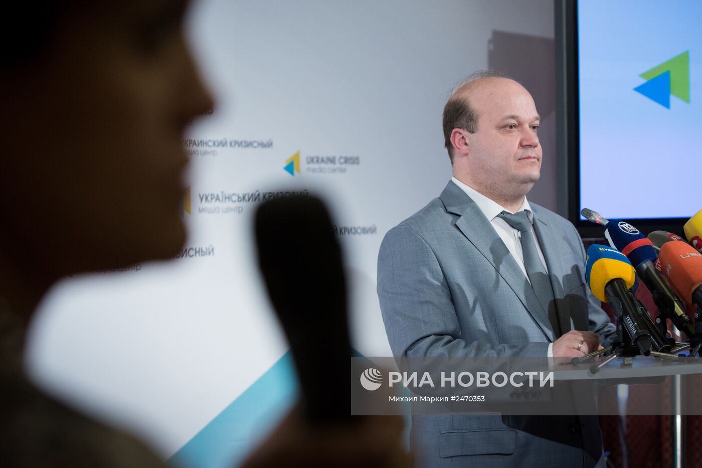 Брифинг замглавы администрации президента Украины Валерия Чалого