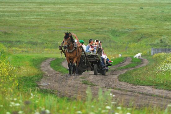 Жизнь марийцев в селе Малая Тавра