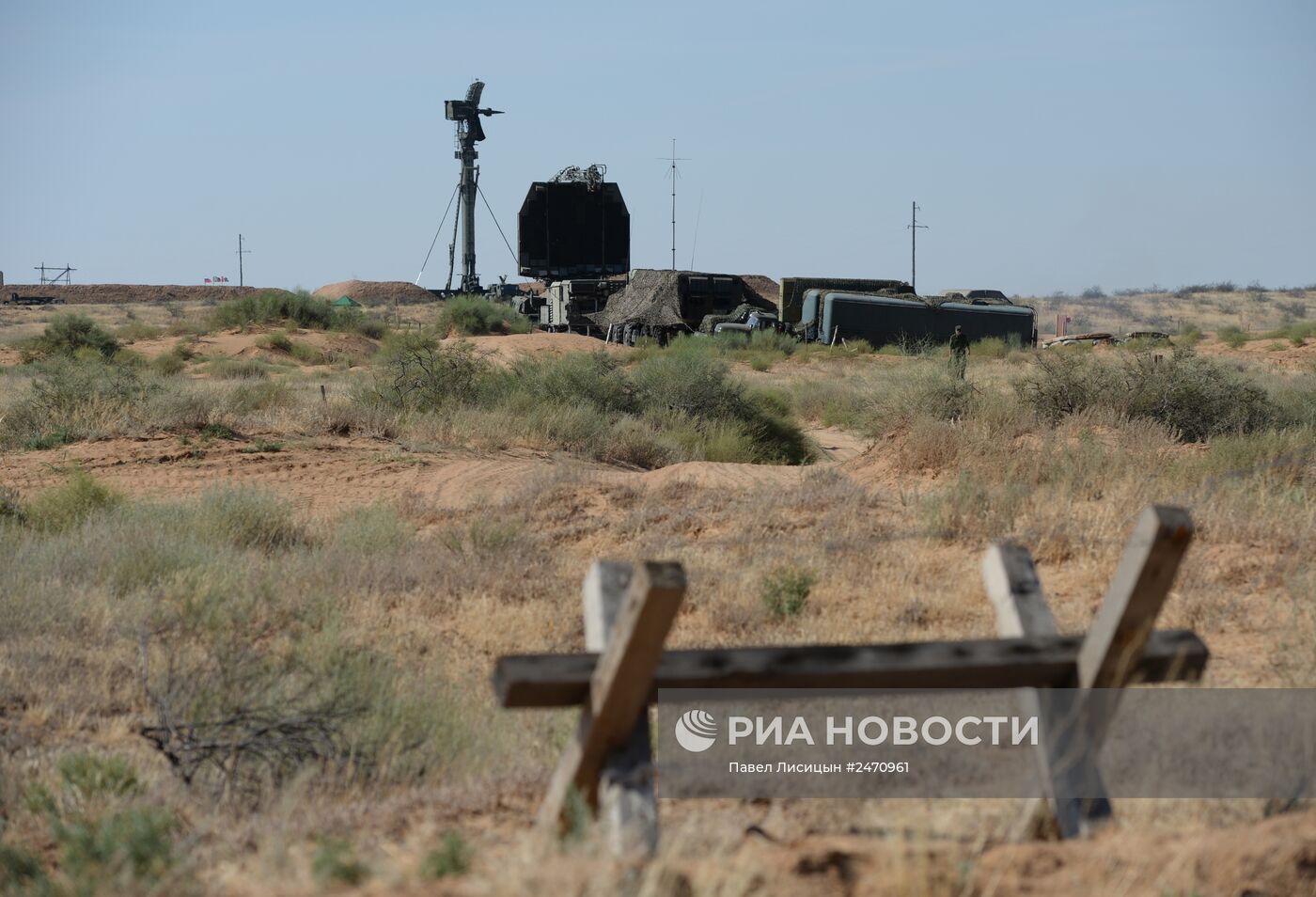 Боевые стрельбы ЗРС С-300 на полигоне Ашулук