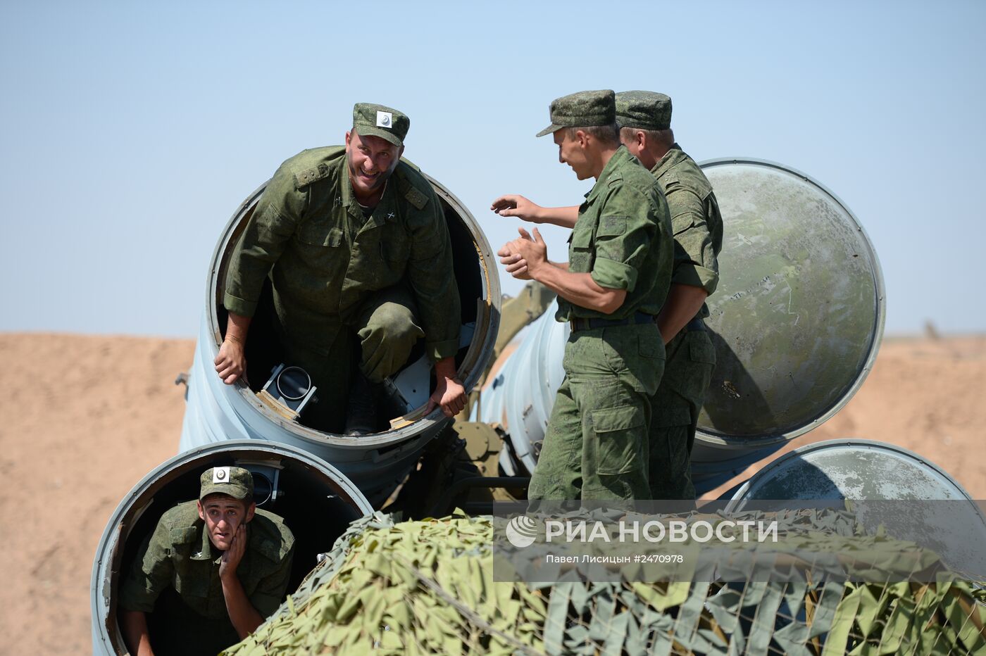 Боевые стрельбы ЗРС С-300 на полигоне Ашулук
