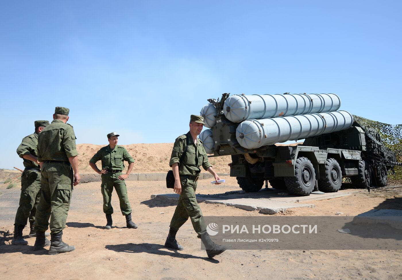 Боевые стрельбы ЗРС С-300 на полигоне Ашулук