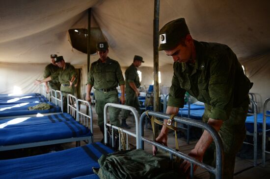 Боевые стрельбы ЗРС С-300 на полигоне Ашулук