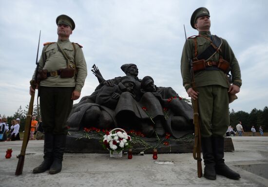 Открытие мемориального комплекса по линии противостояния 1915-1917 гг.