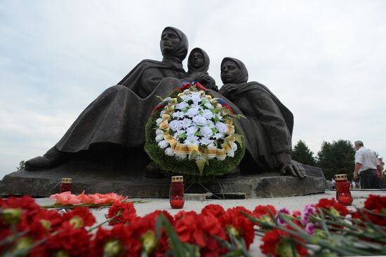 Открытие мемориального комплекса по линии противостояния 1915-1917 гг.