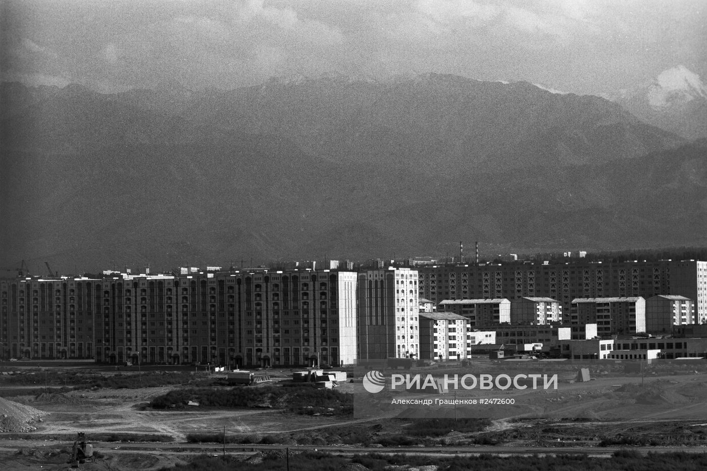 Микрорайон Аксай в городе Алма-Ата