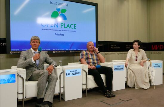 Пресс-конференция организаторов II Международного фестиваля короткометражных фильмов стран Балтийского моря Open Place