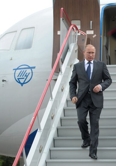 Рабочая поездка В.Путина в Воронеж