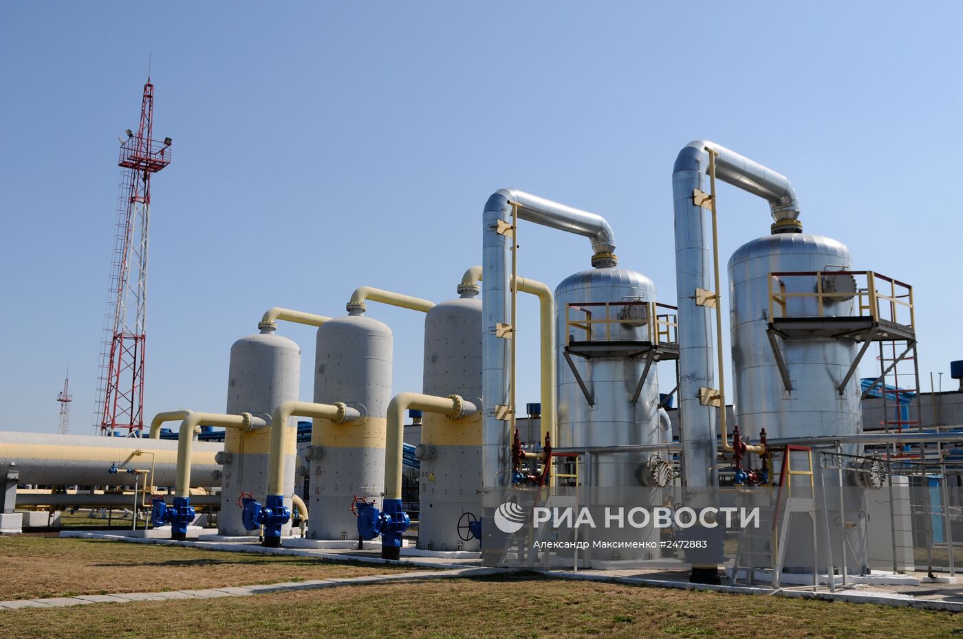 Работа Шебелинского отделения управления переработки газа