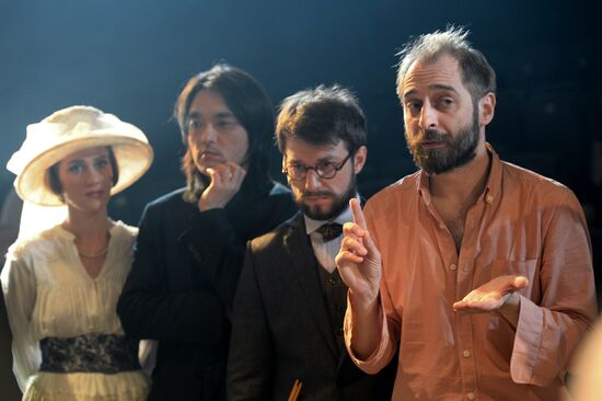 Генеральный прогон спектакля “Война”, посвященного 100-летию начала Первой мировой войны