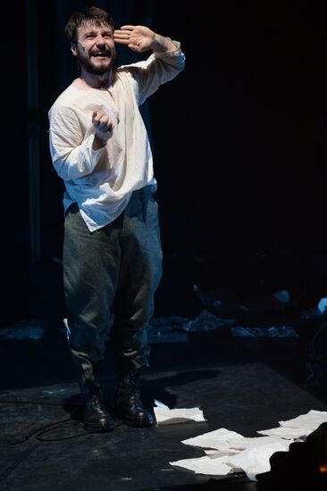 Генеральный прогон спектакля “Война”, посвященного 100-летию начала Первой мировой войны