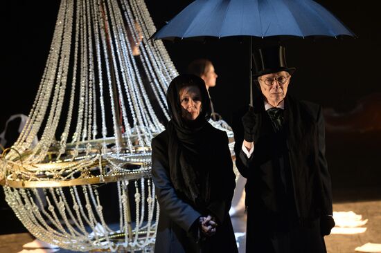 Генеральный прогон спектакля “Война”, посвященного 100-летию начала Первой мировой войны