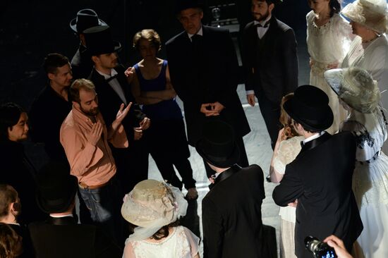 Генеральный прогон спектакля “Война”, посвященного 100-летию начала Первой мировой войны