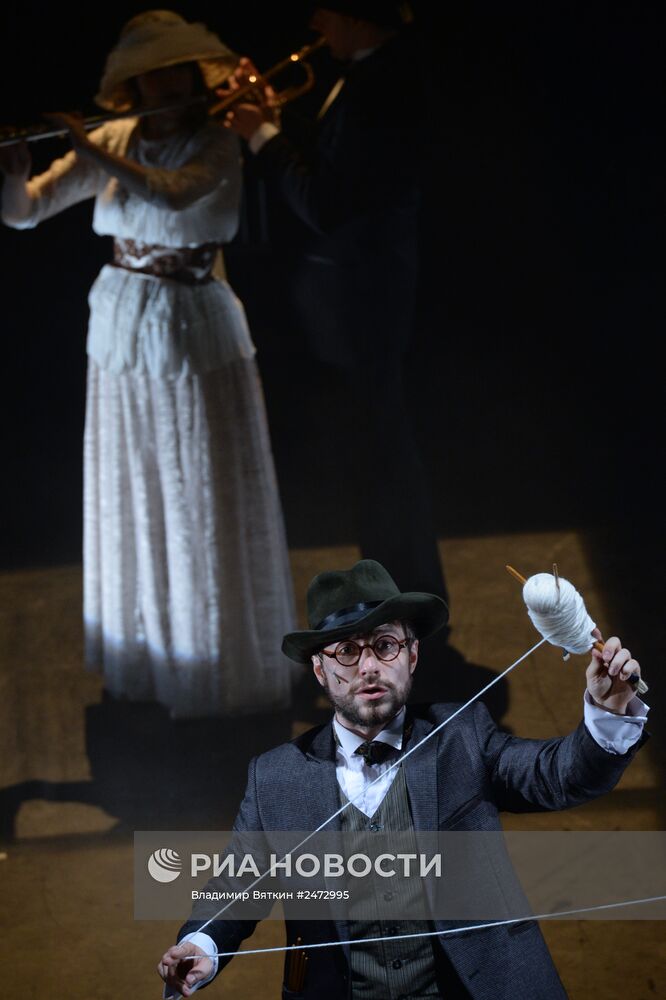 Генеральный прогон спектакля “Война”, посвященного 100-летию начала Первой мировой войны