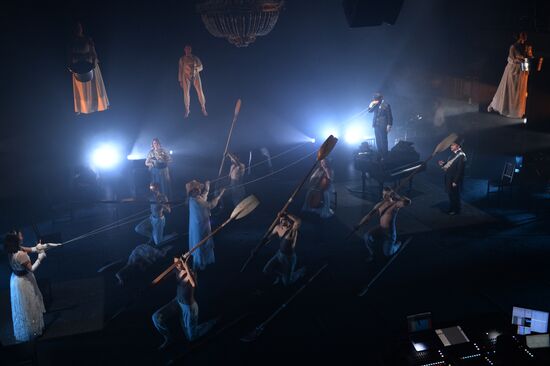 Генеральный прогон спектакля “Война”, посвященного 100-летию начала Первой мировой войны