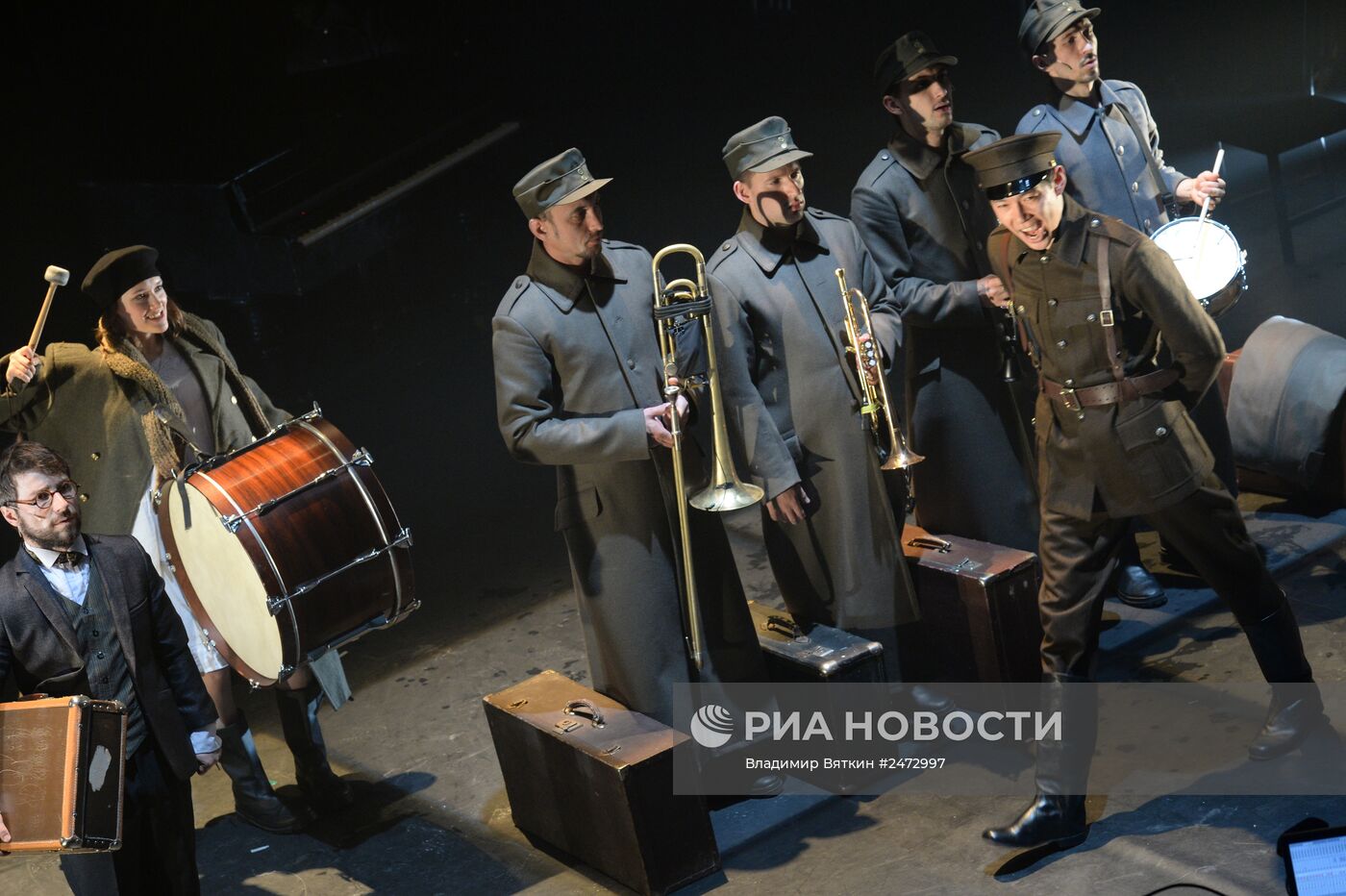 Генеральный прогон спектакля “Война”, посвященного 100-летию начала Первой мировой войны