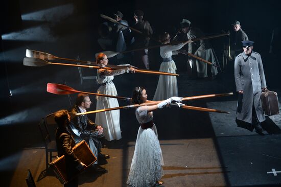 Генеральный прогон спектакля “Война”, посвященного 100-летию начала Первой мировой войны