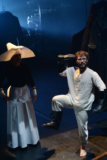 Генеральный прогон спектакля “Война”, посвященного 100-летию начала Первой мировой войны