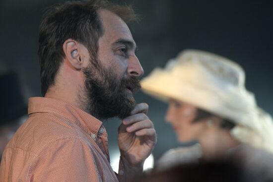 Генеральный прогон спектакля “Война”, посвященного 100-летию начала Первой мировой войны