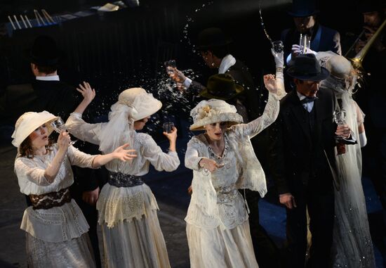 Генеральный прогон спектакля “Война”, посвященного 100-летию начала Первой мировой войны