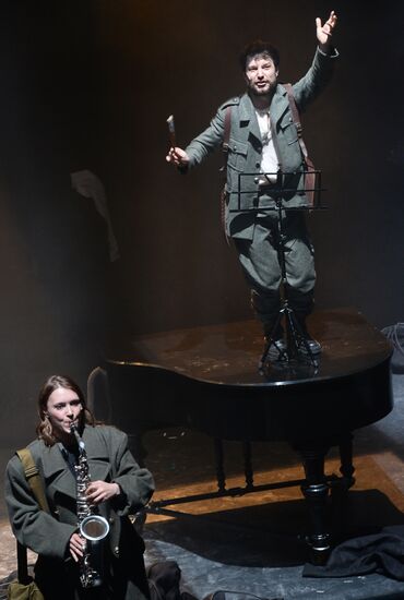 Генеральный прогон спектакля “Война”, посвященного 100-летию начала Первой мировой войны