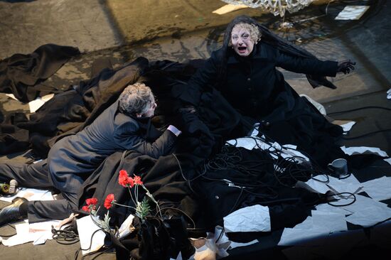 Генеральный прогон спектакля “Война”, посвященного 100-летию начала Первой мировой войны