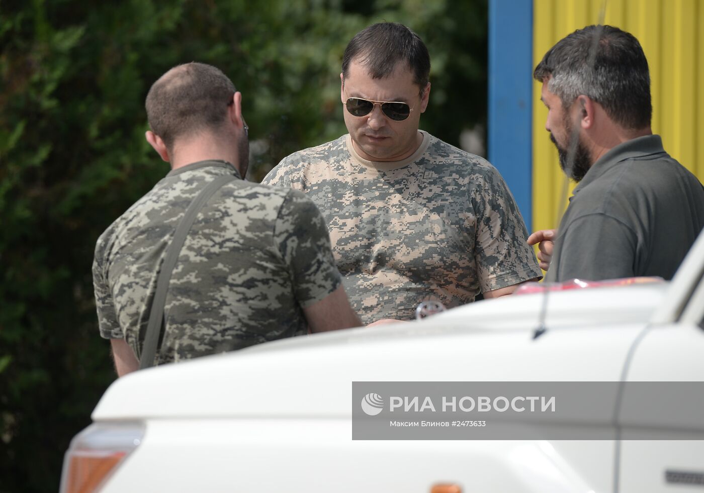 Глава Луганской народной республики Валерий Болотов посетил город Донецк Ростовской области