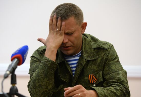 Александр Бородай ушел с поста премьер-министра ДНР
