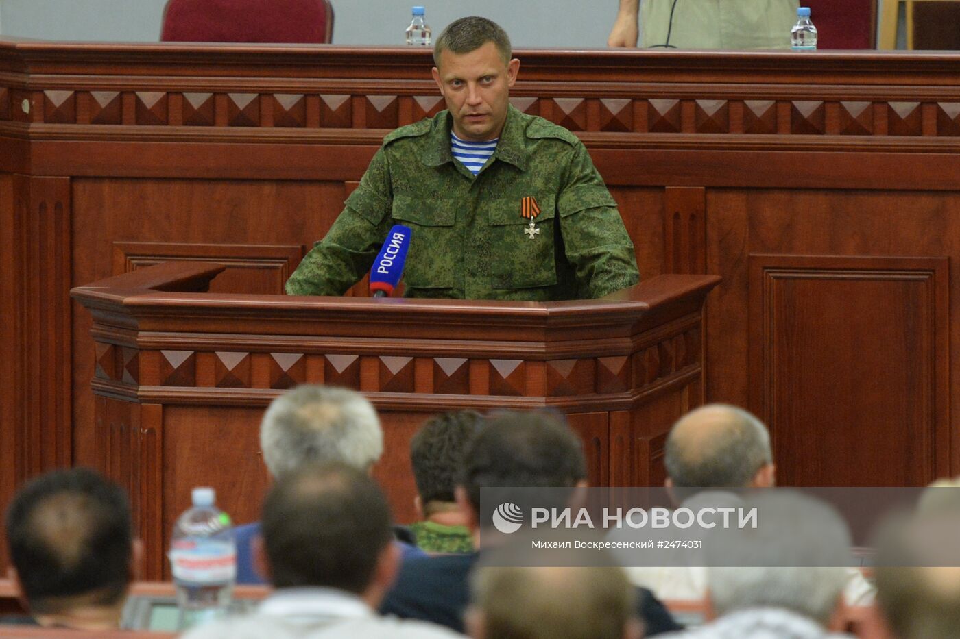 Верховный совет ДНР утвердил Александра Захарченко на пост премьер-министра республики