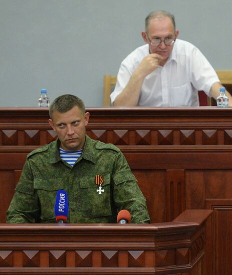 Верховный совет ДНР утвердил Александра Захарченко на пост премьер-министра республики