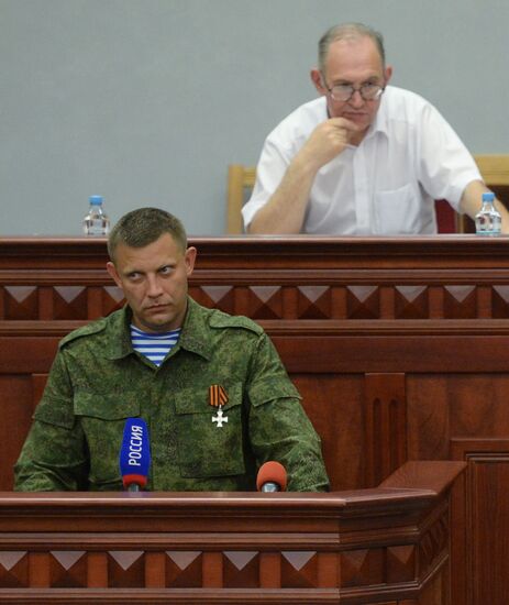 Верховный совет ДНР утвердил Александра Захарченко на пост премьер-министра республики
