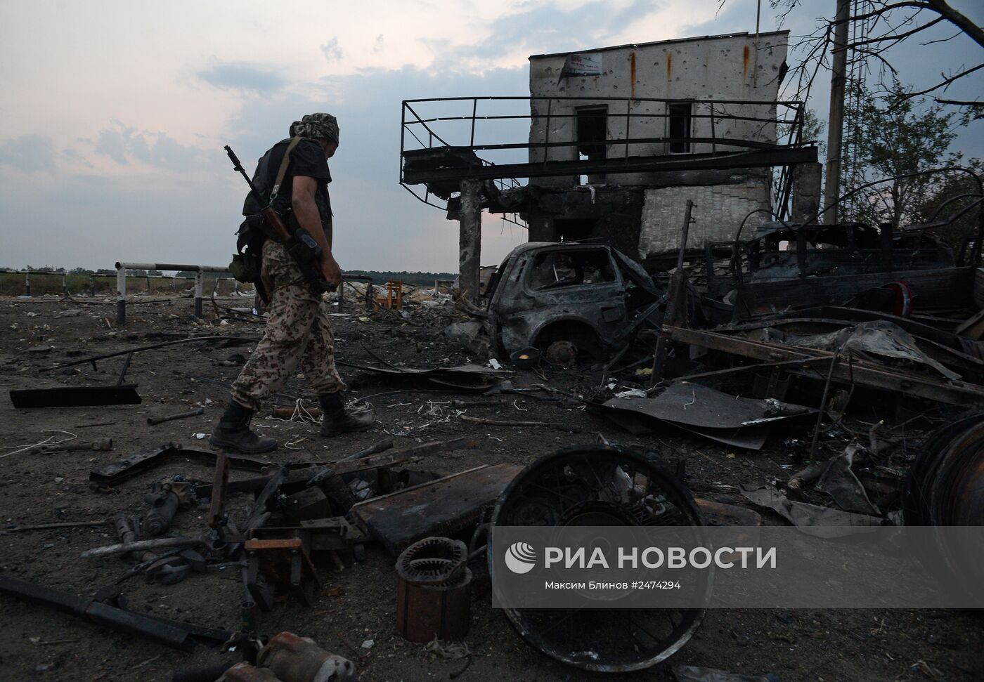 Ополчение ЛНР установило контроль над КПП "Должанский" на границе с РФ