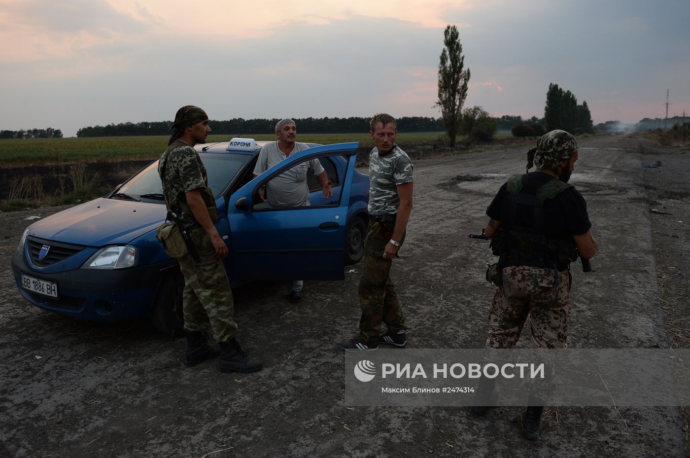 Ополчение ЛНР установило контроль над КПП "Должанский" на границе с РФ
