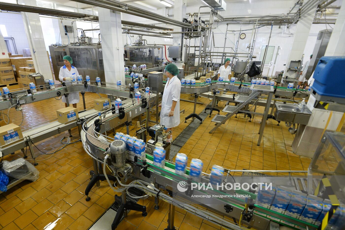 Работа Челябинского городского молочного комбината