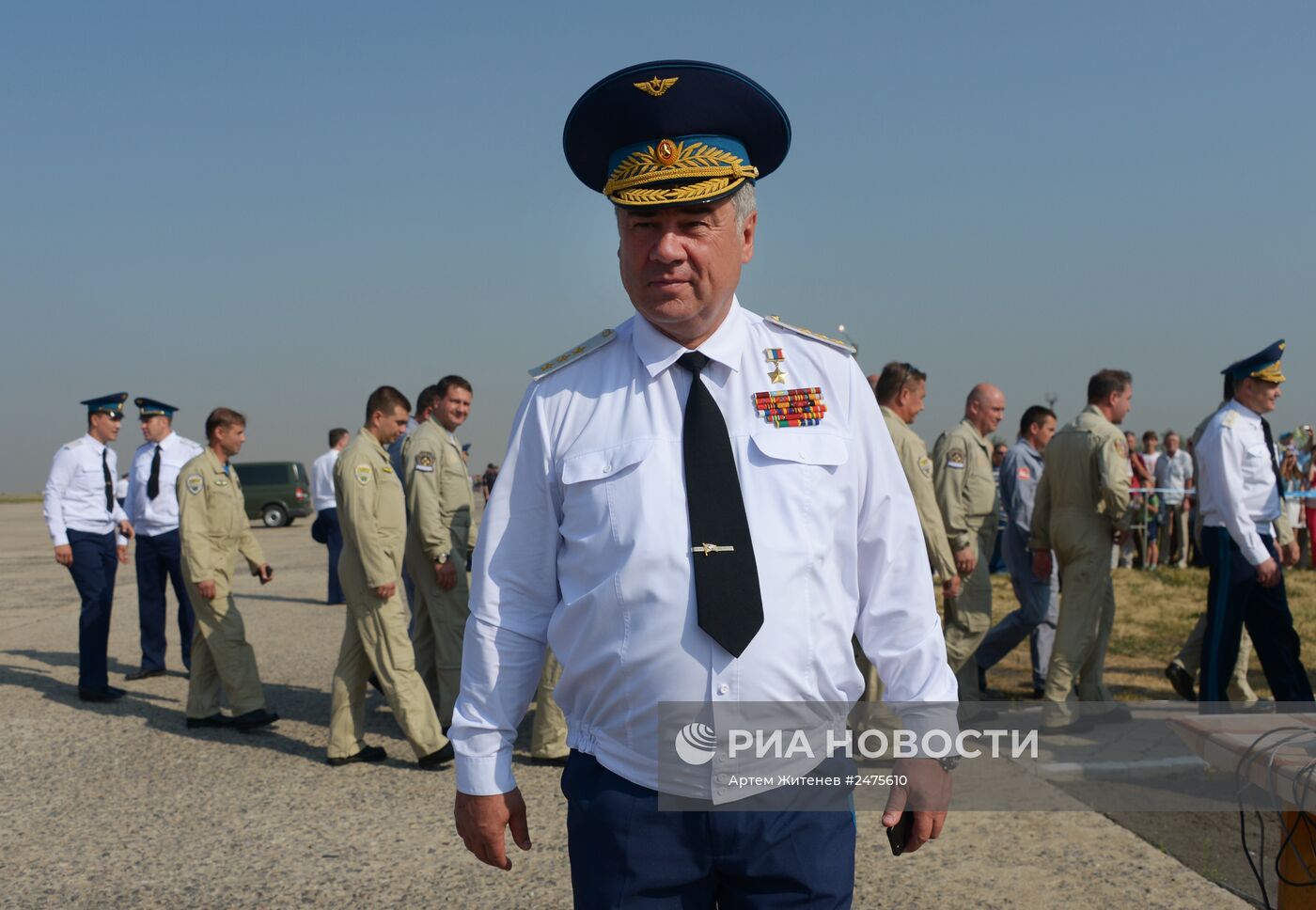 Празднование дня ВВС в Липецке