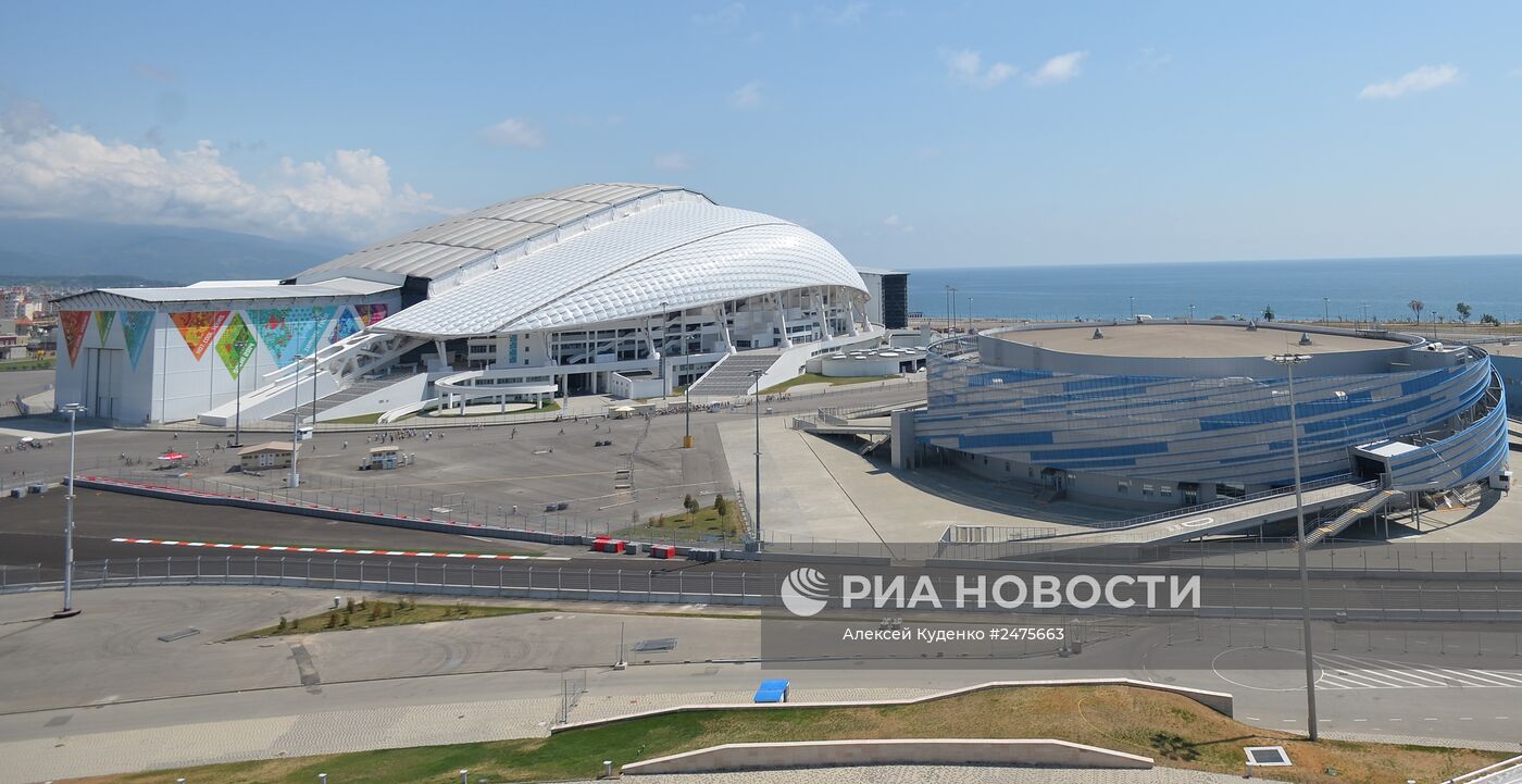 Строительство трассы "Формулы-1" в Сочи