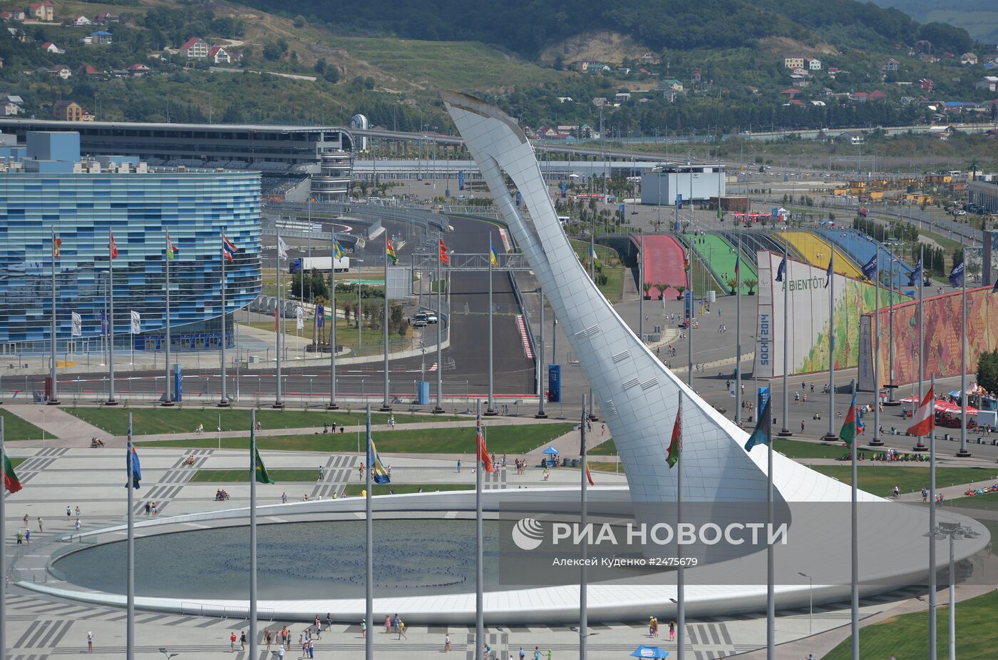 Строительство трассы "Формулы-1" в Сочи