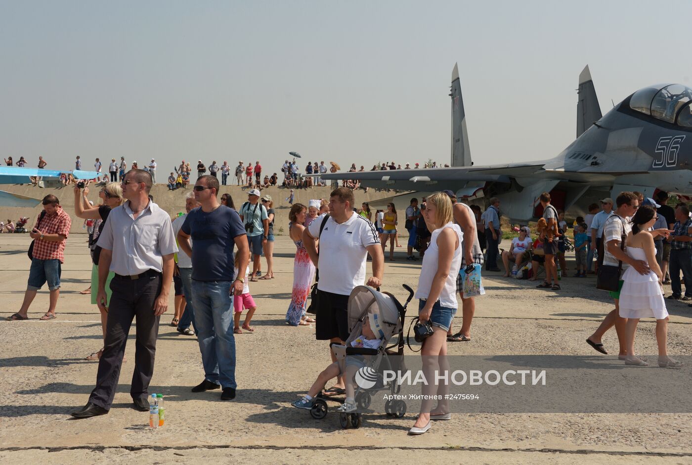 Празднование дня ВВС в Липецке