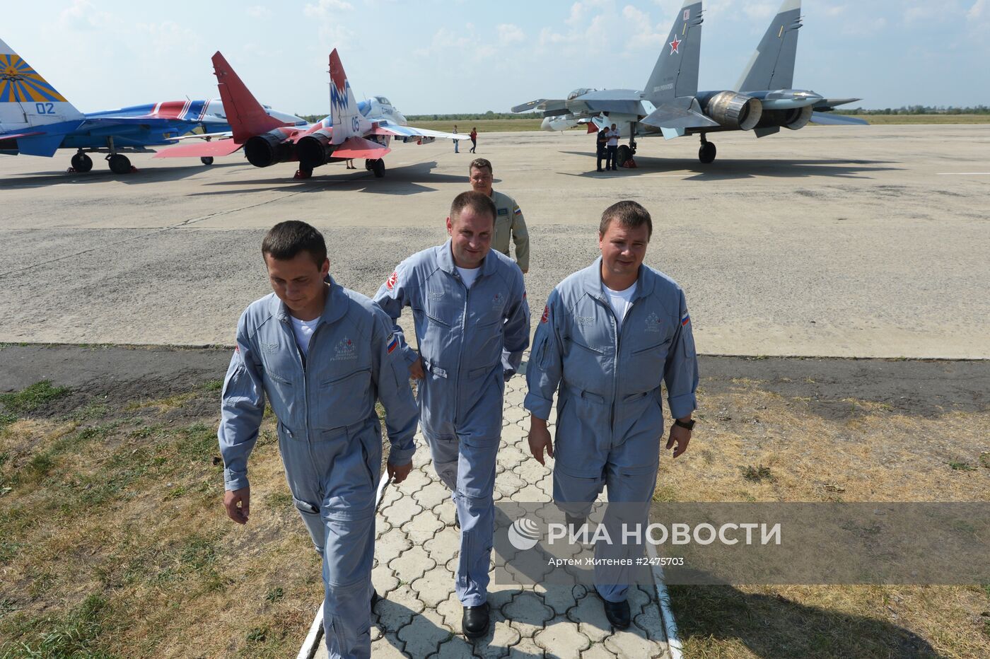 Празднование дня ВВС в Липецке