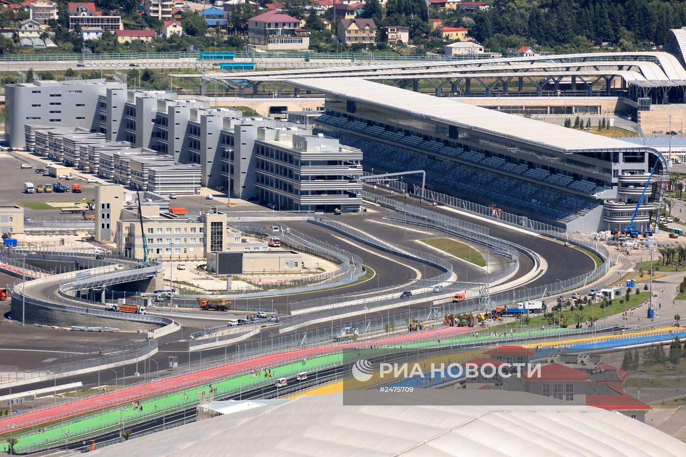 Строительство трассы "Формулы-1" в Сочи