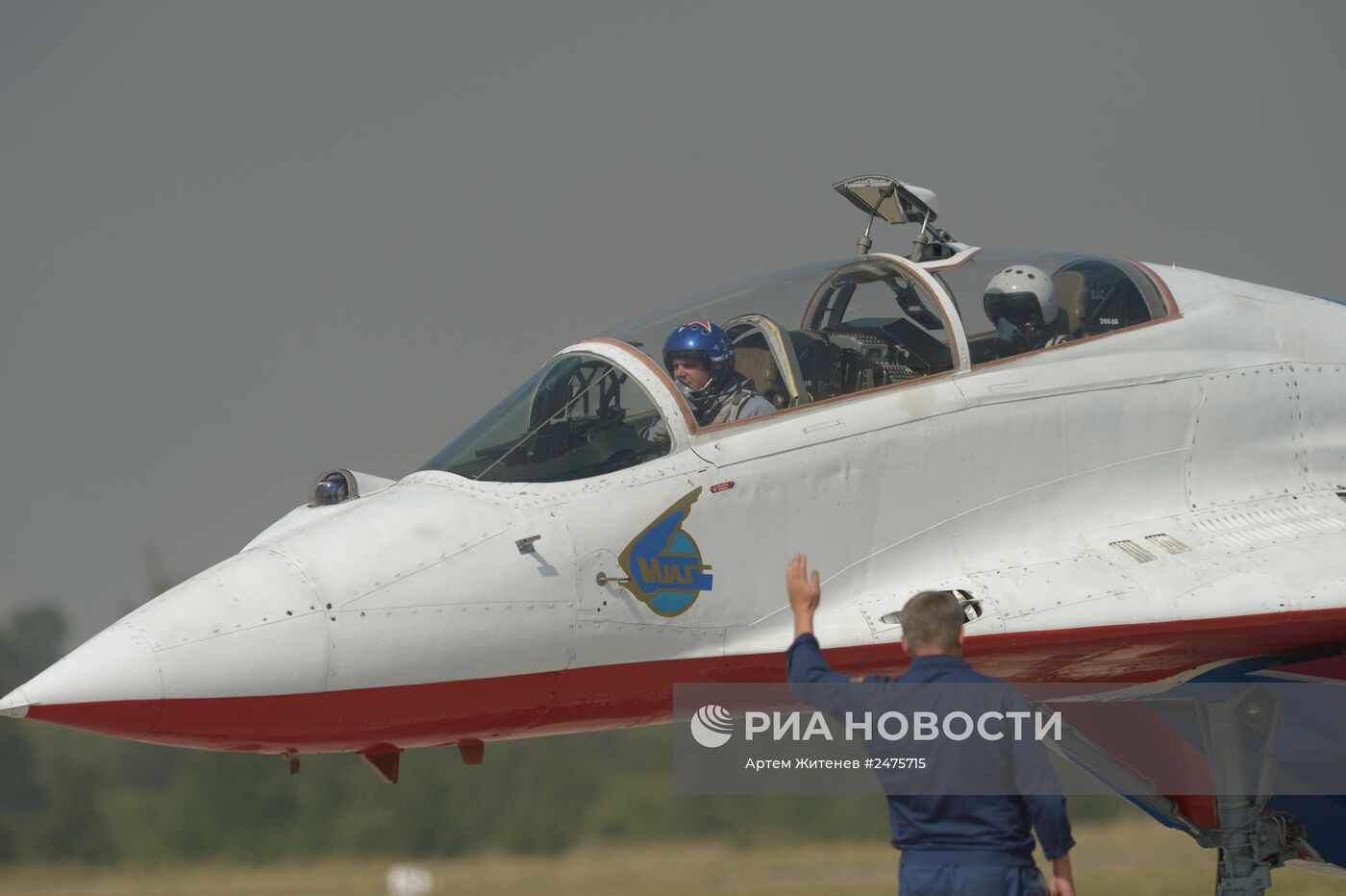 Празднование дня ВВС в Липецке