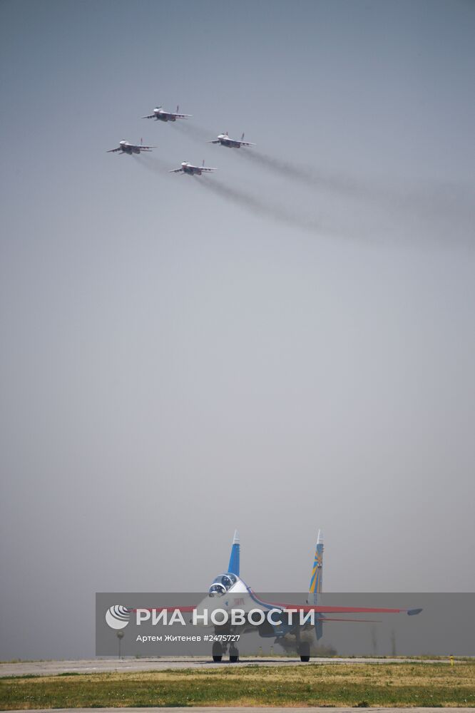 Празднование дня ВВС в Липецке