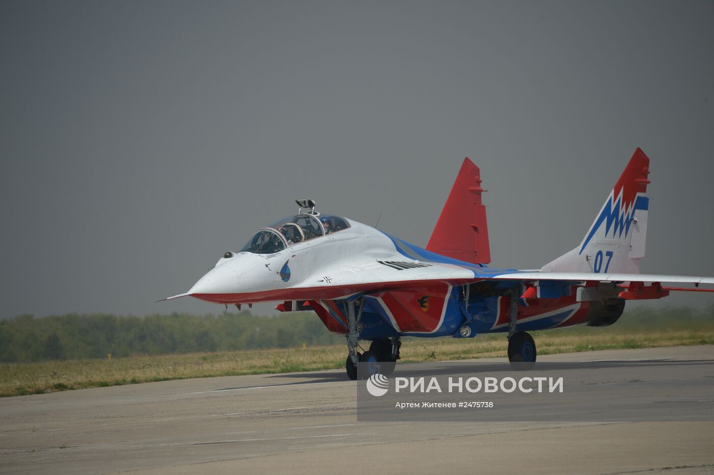 Празднование дня ВВС в Липецке