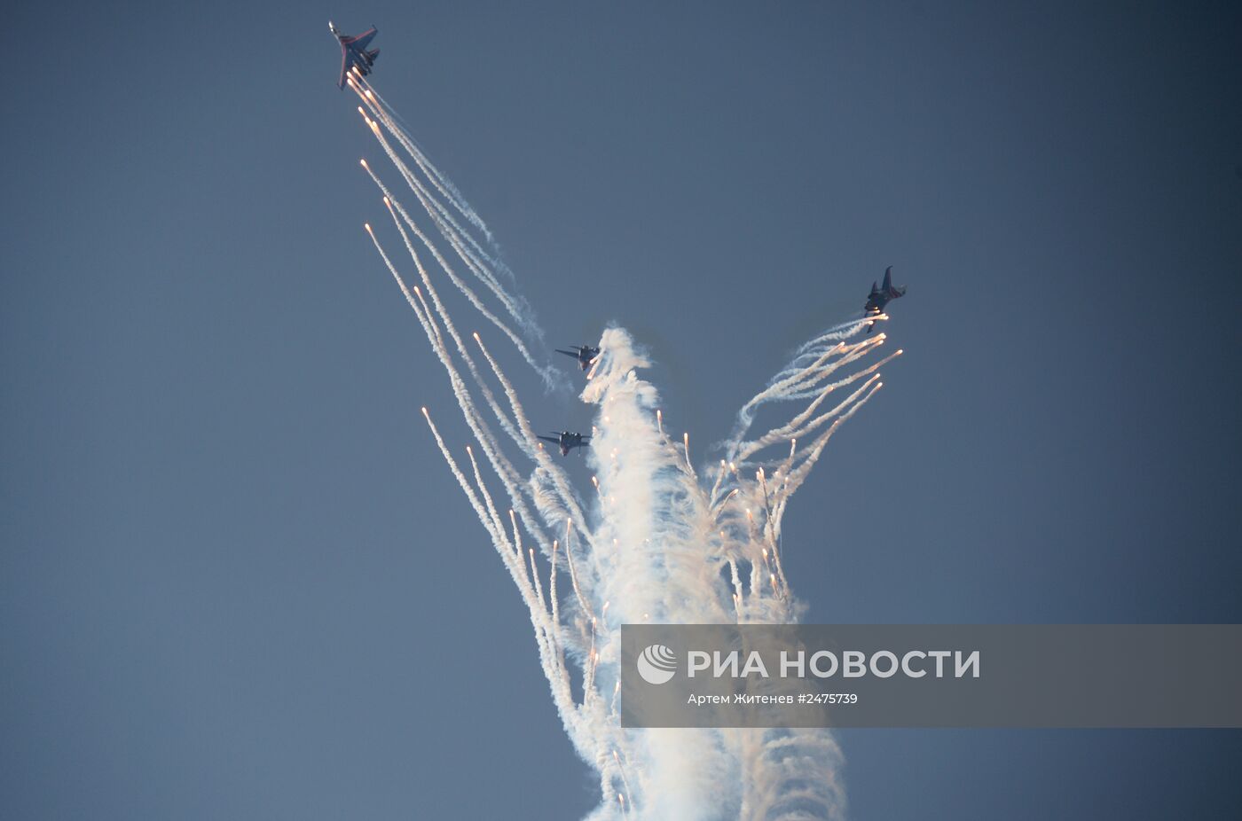 Празднование дня ВВС в Липецке